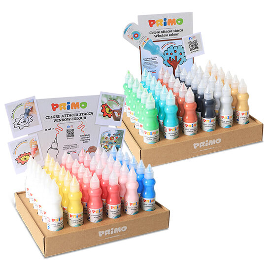 PRIMO BARVE ZA STEKLO ODLEPLJIVE 72X75ml  14521